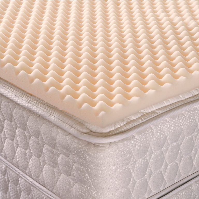 Convoluted Egg Crate Foam Mattress Pads, Traditional Fit Geneva